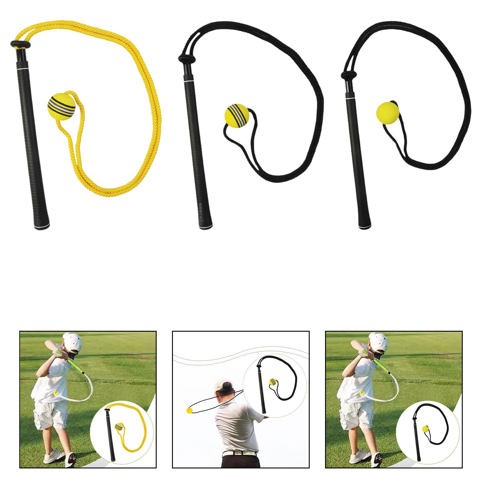 Golf Equipment Beginners - Golf Swing Trainer Elastic Rope Practice