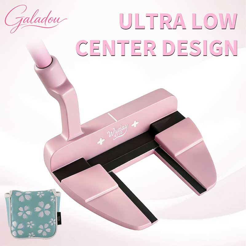 Golf Equipment Value - Pink Golf Putter with Blue Cherry