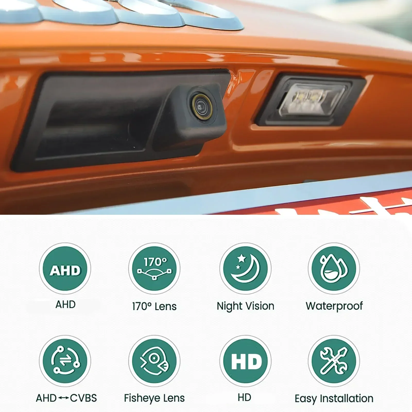 QXNY AHD CVBS  Backup Camera V - Golf Equipment Used 评论和价格
